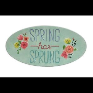 Easter “Spring Has Sprung” Serving Platter,  14”
